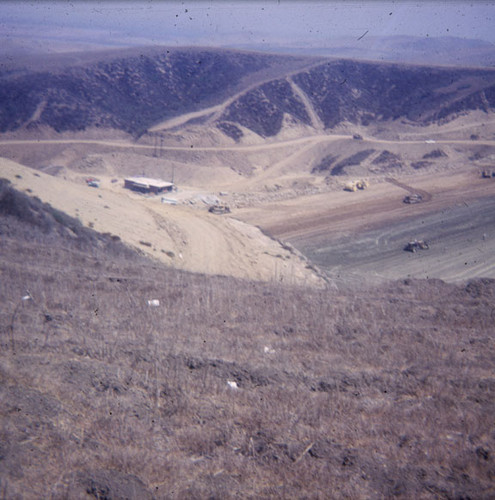 Site being graded for the construction of the University of California at Irvine, 1964