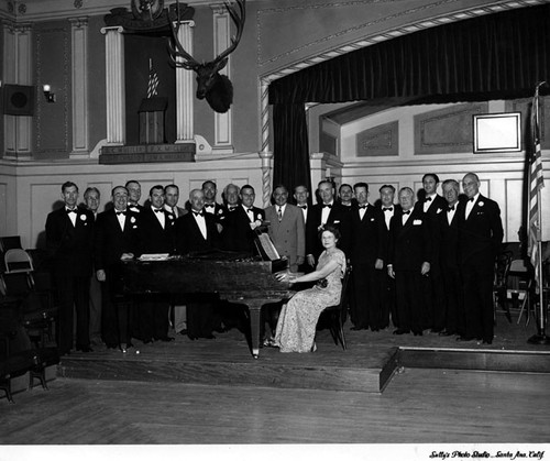 Musical group in Elk Club