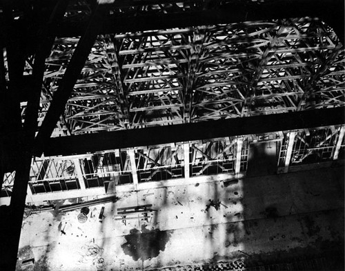 Lighter than Air Hangars (Blimps) at the Marine Corps Helicopter Air Station about 1940