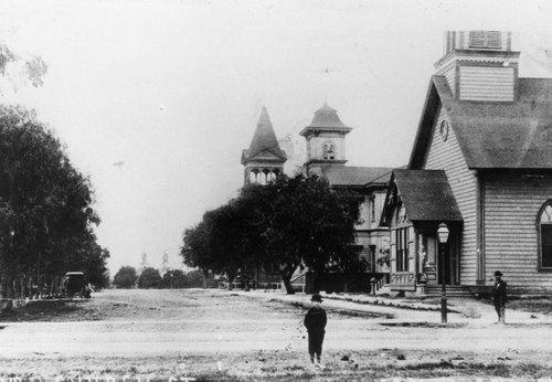 Church Street (now Civic Center Drive) about 1900