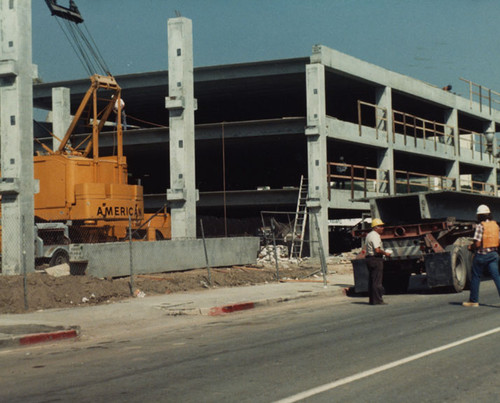 Santa Ana Transit Terminal under construction