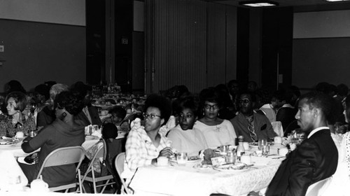 Scene at Miss Black Santa Ana Pageant in 1969