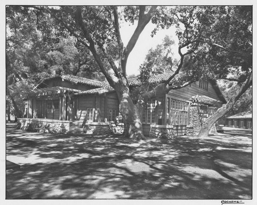 Dance Pavilion and Auditorium at Orange County Park (now Irvine Park)