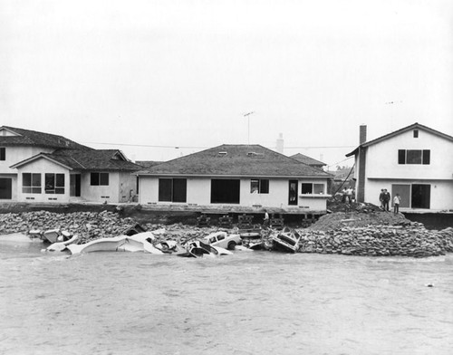 Santiago Creek Flood on February 26, 1969