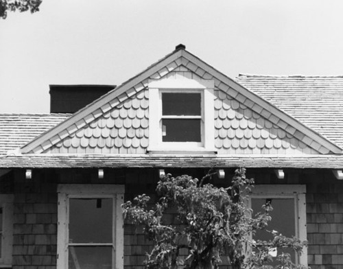 South gable of the Dr. J. A. Hatch house about 1981