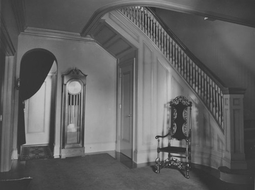 Main Stair Hall of the Leo Borchard Residence on 1617 E. 4th Street