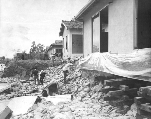 Santiago Creek Flood on February 26, 1969