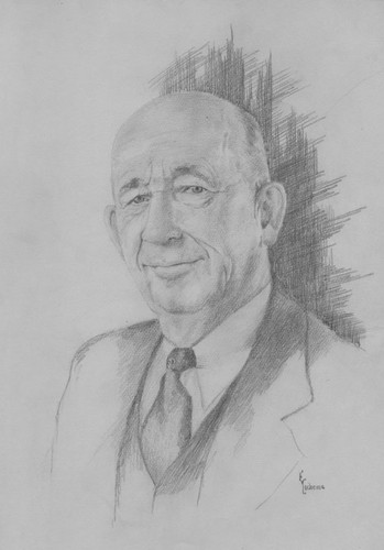 Drawing of unidentified man