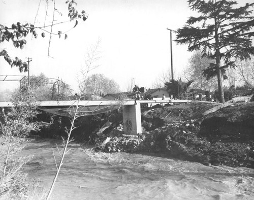 Santiago Creek Flood on February 26, 1969