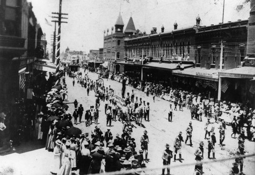 West Fourth on a Parade Day about 1905