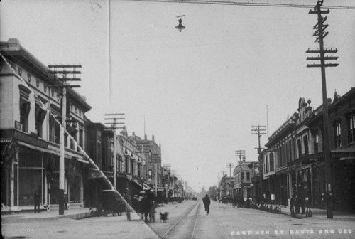 East 4th Street in 1890