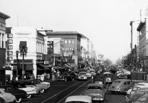 Fourth Street in 1955