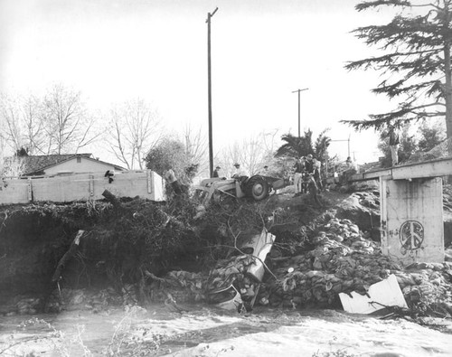 Santiago Creek Flood on February 26, 1969