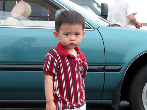 Two year old San Jose resident visits Little Saigon