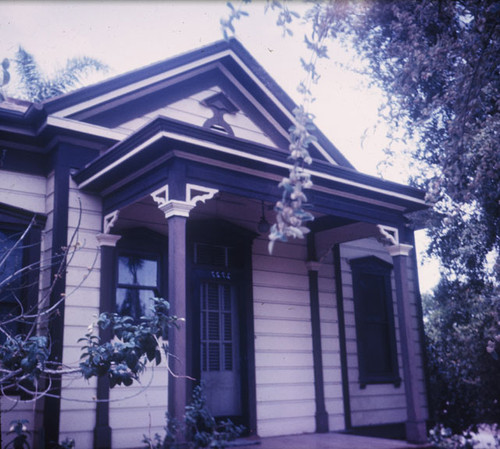 Young home on North Flower near Memory Lane about the 1960s