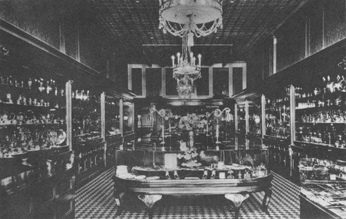 D. N. Tinker Jewelers on 113 W. 4th St. in 1910
