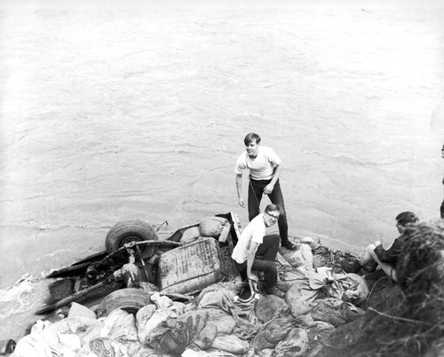 Santiago Creek Flood on February 26, 1969