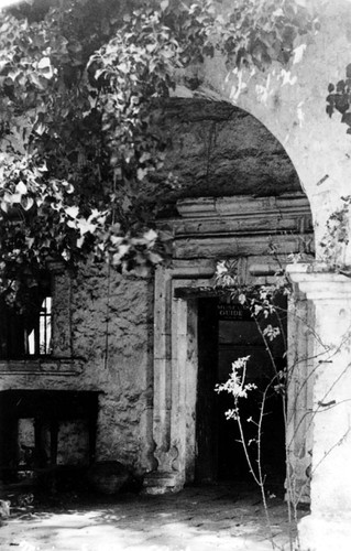 Door detail at Mission San Juan Capistrano