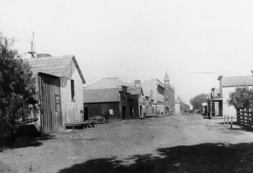 Sycamore looking North from Second St. in 1895