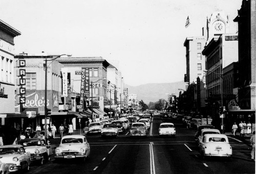 Fourth Street in 1957