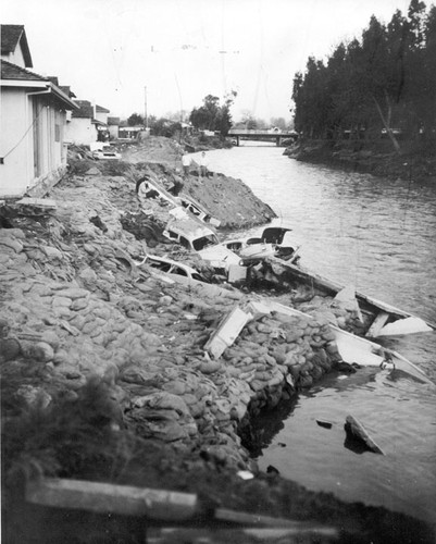 Santiago Creek Flood on February 26, 1969