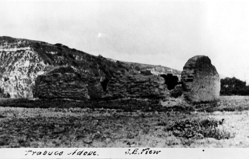 S. E. view of the Trabuco Mesa Adobe on Rancho Canada de Los Alisos