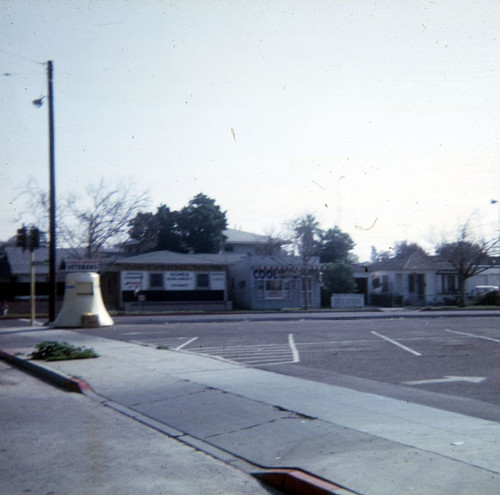 Southwest corner of 6th and Flower in 1965