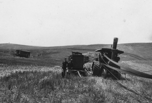 Portable engine in the field