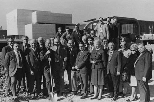 Group at groundbreaking