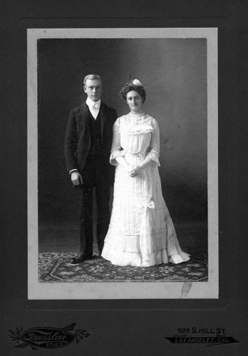 Albert and Rosa Sitton of Fullerton about 1902