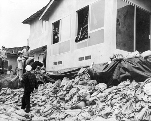 Santiago Creek Flood on February 26, 1969