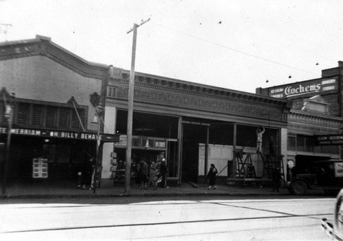 4th Street, Spurgeon and Bush, South Side, Princess Theater about 1930