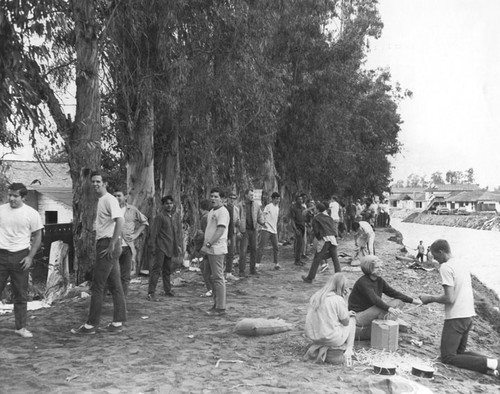 Santiago Creek Flood on February 26, 1969