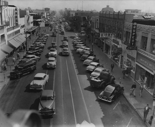 East Fourth Street looking east from Main Street