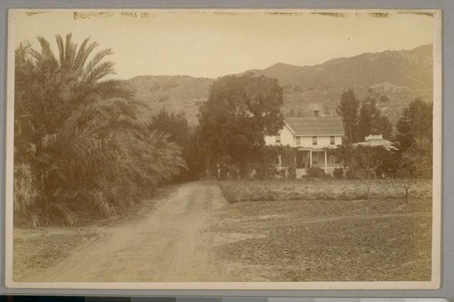 Col. Nollistus House, Glen Annie, Santa Barbara, Cal. April 21st, 1884