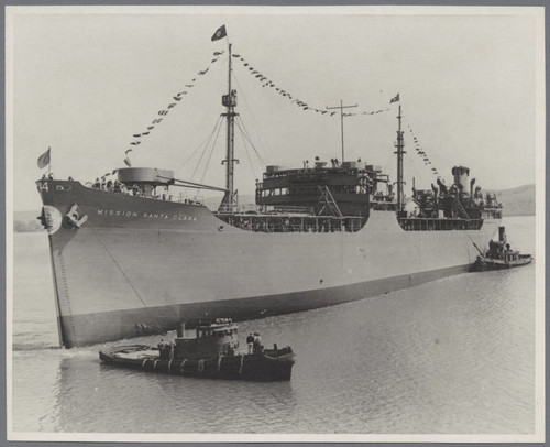 Mission Santa Clara, World War II Supply Ship, ca. 1944