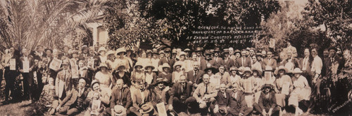 Barbecue for Santa Clara County Native Sons & Daughters of the Golden West, 1922