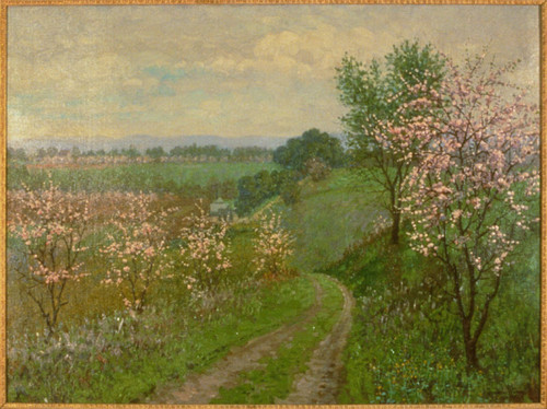 Road with Blossoming Trees, 1922