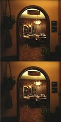 Sebastiani Vineyards Room room at Au Relais Restaurant, 691 Broadway, Sonoma, California, 1981