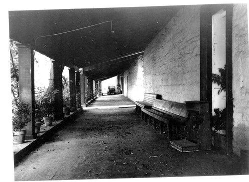 South side of Old Adobe Wall and overhang