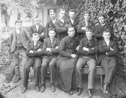 Group Portrait with Reverend Father Landry