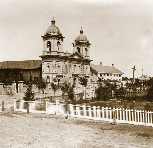 Mission Santa Clara Façade, 1866