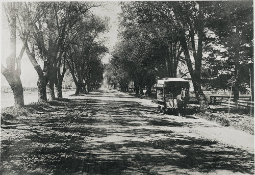 Horse-Car on the Alameda, January, 1869