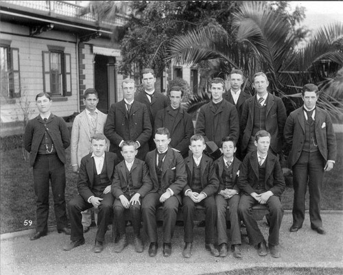 Group Portrait with Reverend Father Arzu S.J. and Reverend Father Shallo S.J. no.59