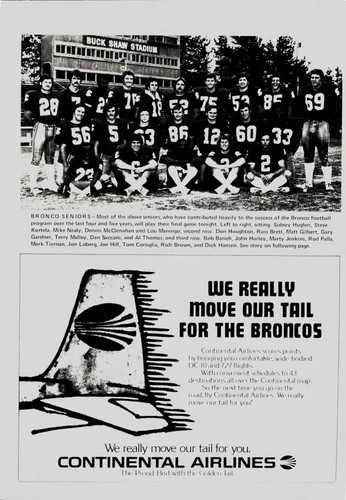 1976 Football team photo