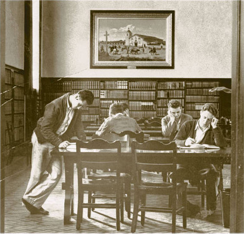 Main Reading Room of Varsi Library, 6 March 1932