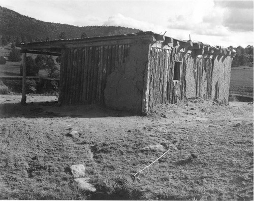 Santa Fe House, a representation of Mission Wall Construction, 1938