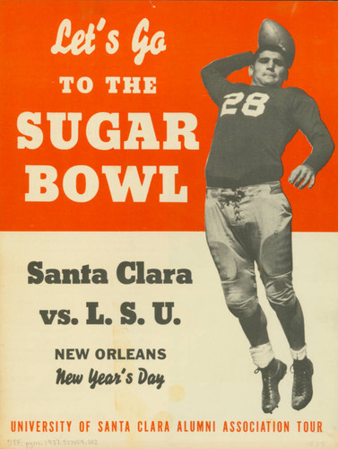 1937 Sugar Bowl Program Cover