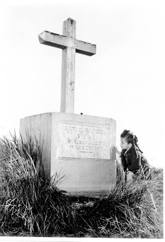 First Cross Erected on Second Site of Mission Santa Clara, 1921