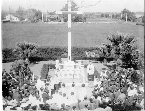 Dedication of Old Mission Santa Clara Cross